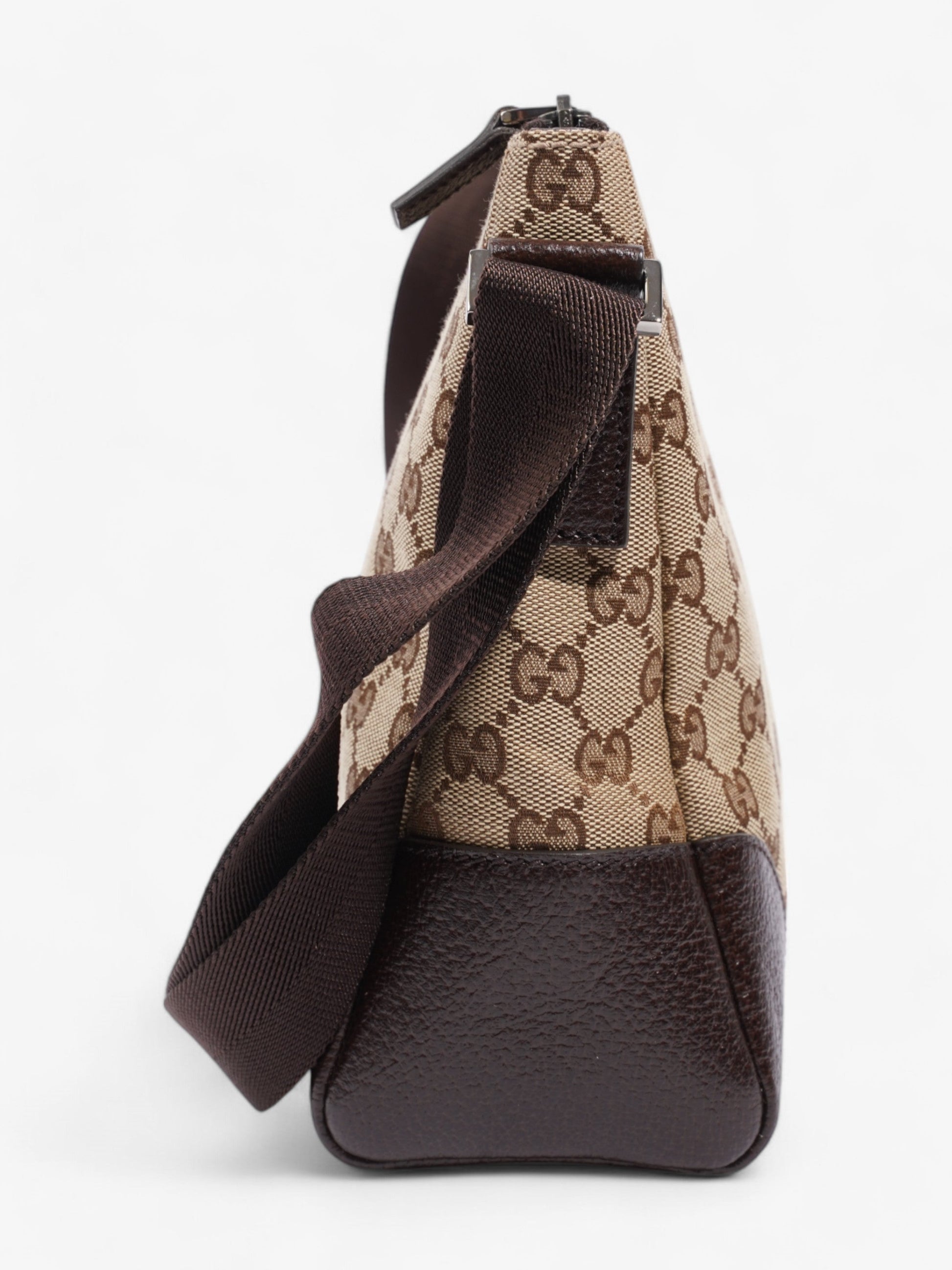 Gucci GG Canvas Messenger Brown Canvas