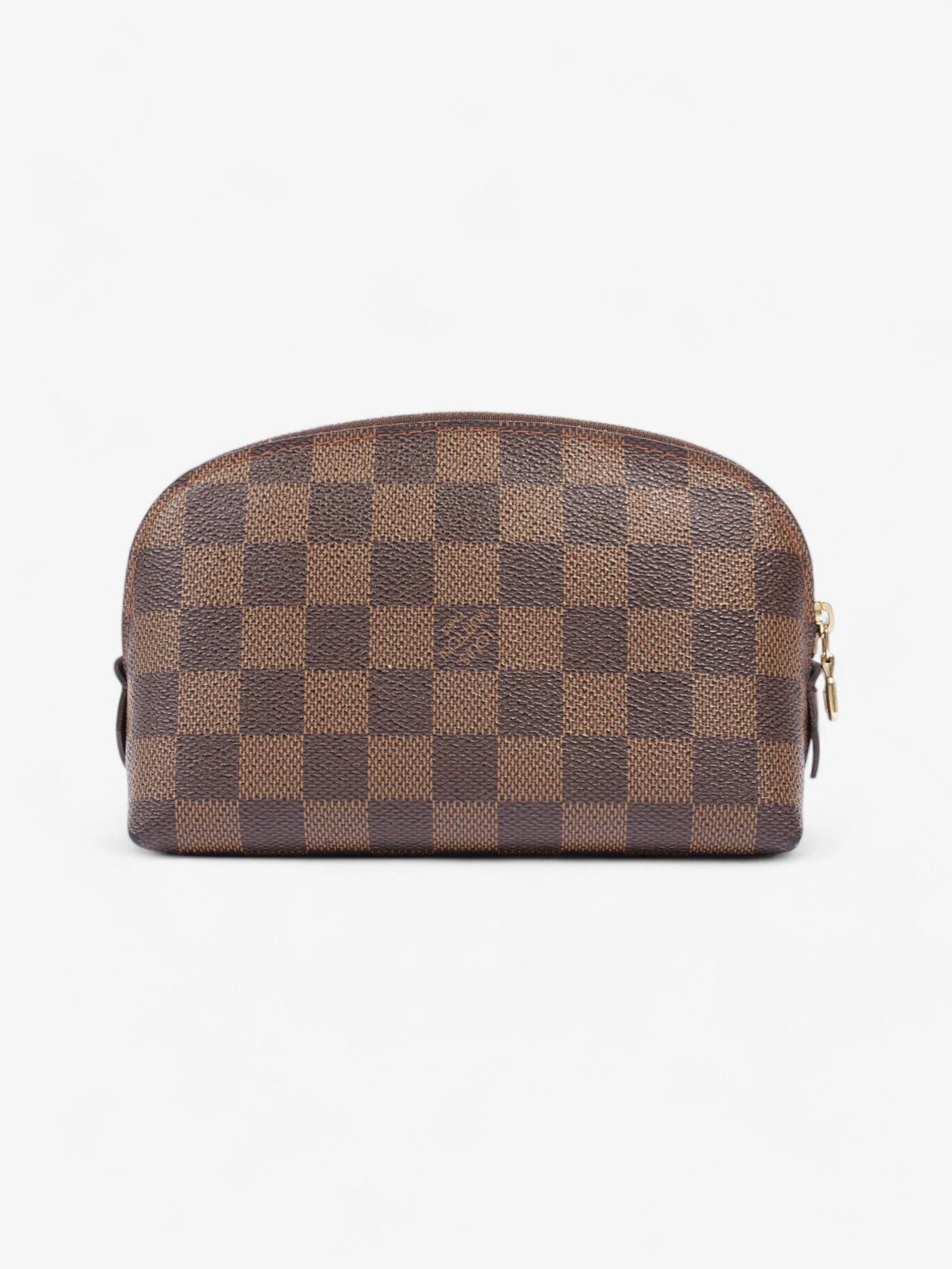 Louis Vuitton Cosmetic Pouch Damier Ebene Coated Canvas PM