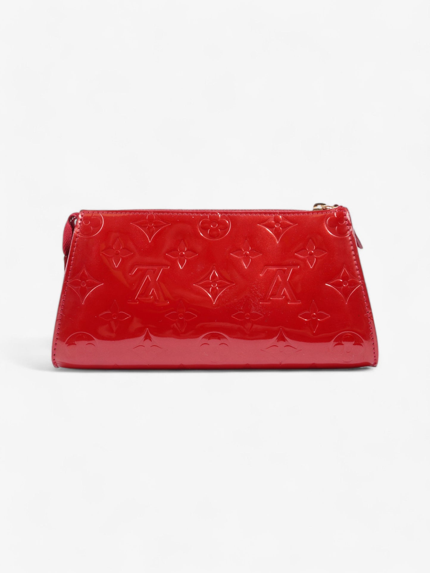 Louis Vuitton Trousse Cosmetic Pouch Monogram Vernis / Red Vernis Leather