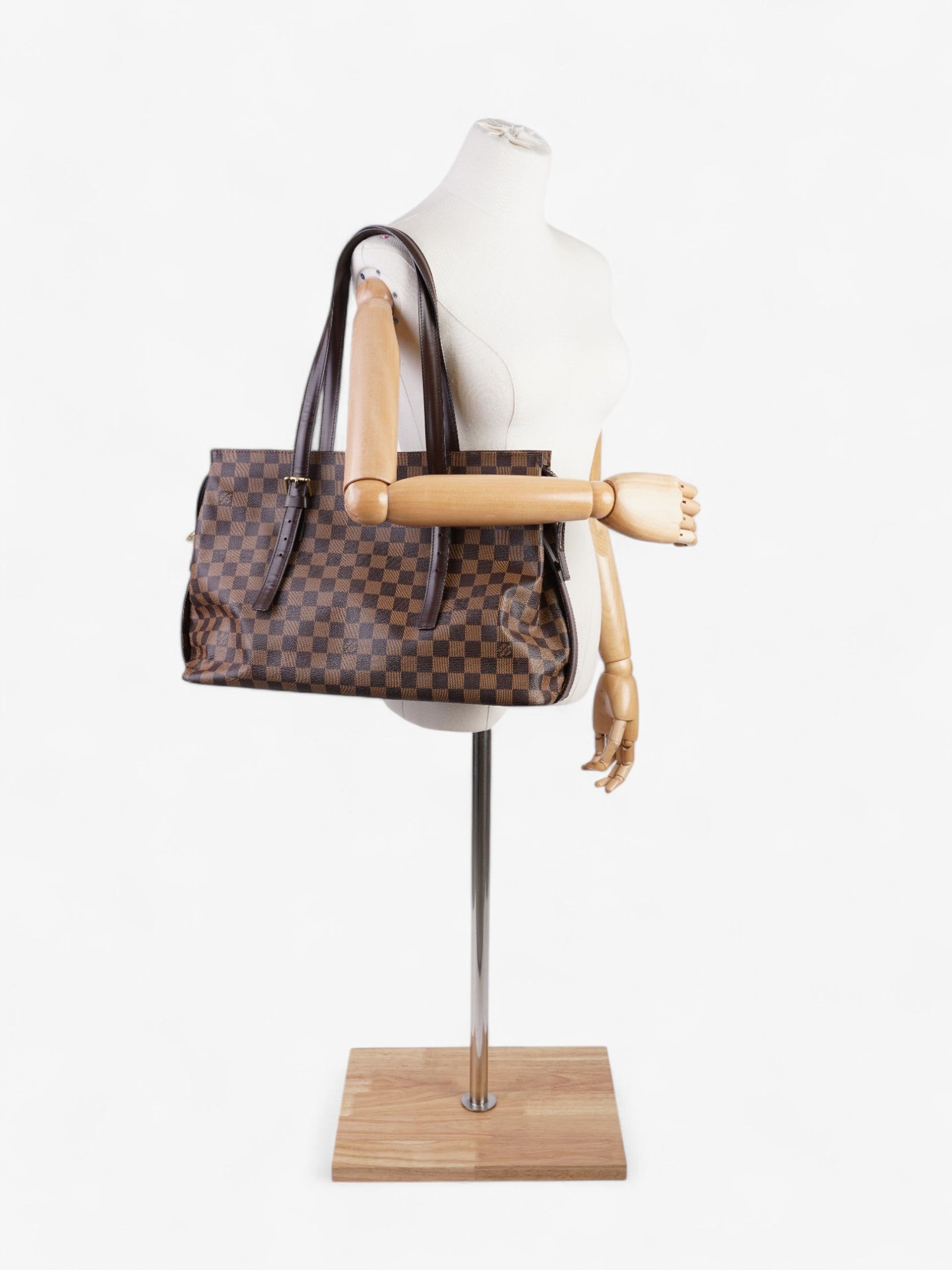 Louis Vuitton Chelsea Damier Ebene Monogram Coated Canvas