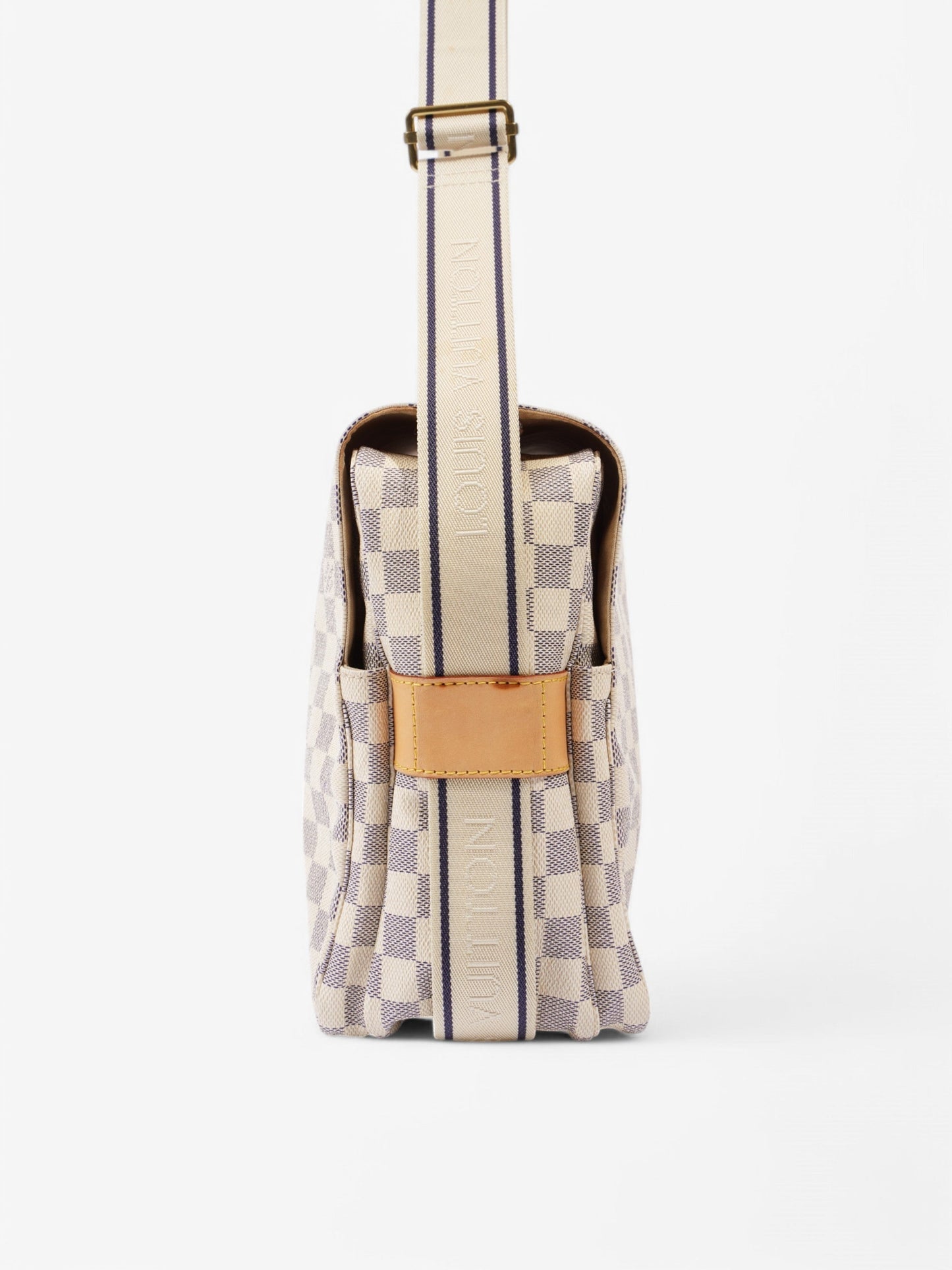 Luxury Women's Handbag | Louis Vuitton Naviglio Damier Azur Coated Canvas