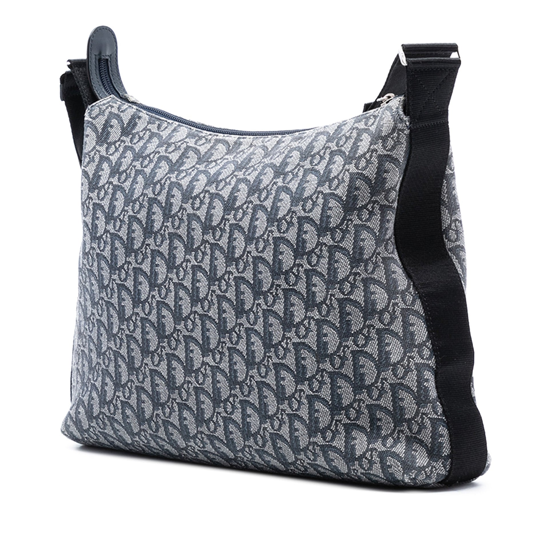 Blue Dior Diorissimo Trotter Canvas Crossbody