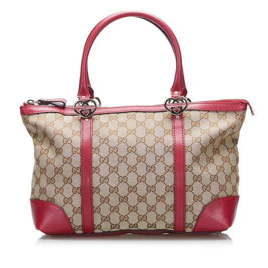 Gucci Leather Canvas Tote Style 68