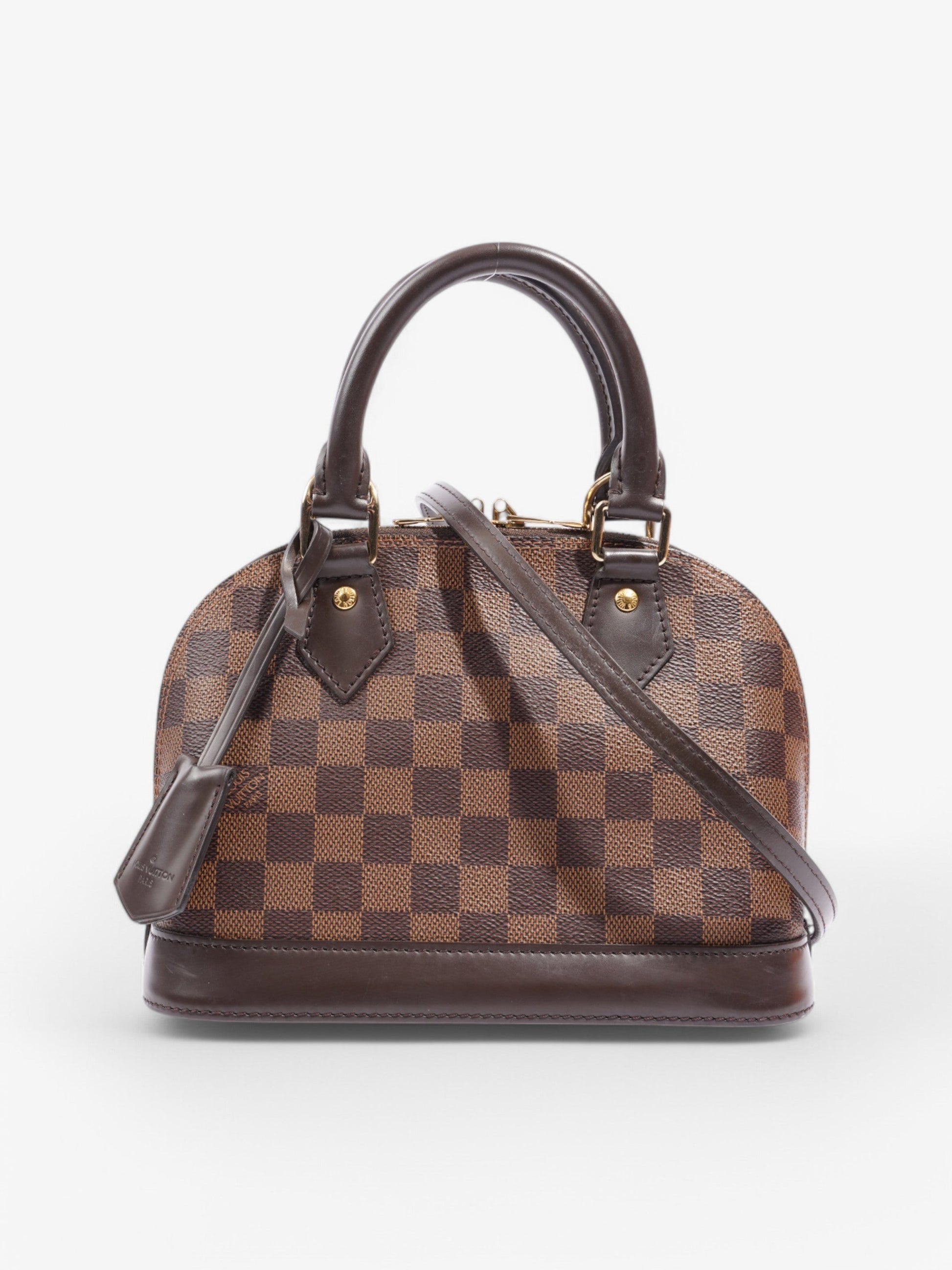 Louis Vuitton Alma Damier Ebene Coated Canvas