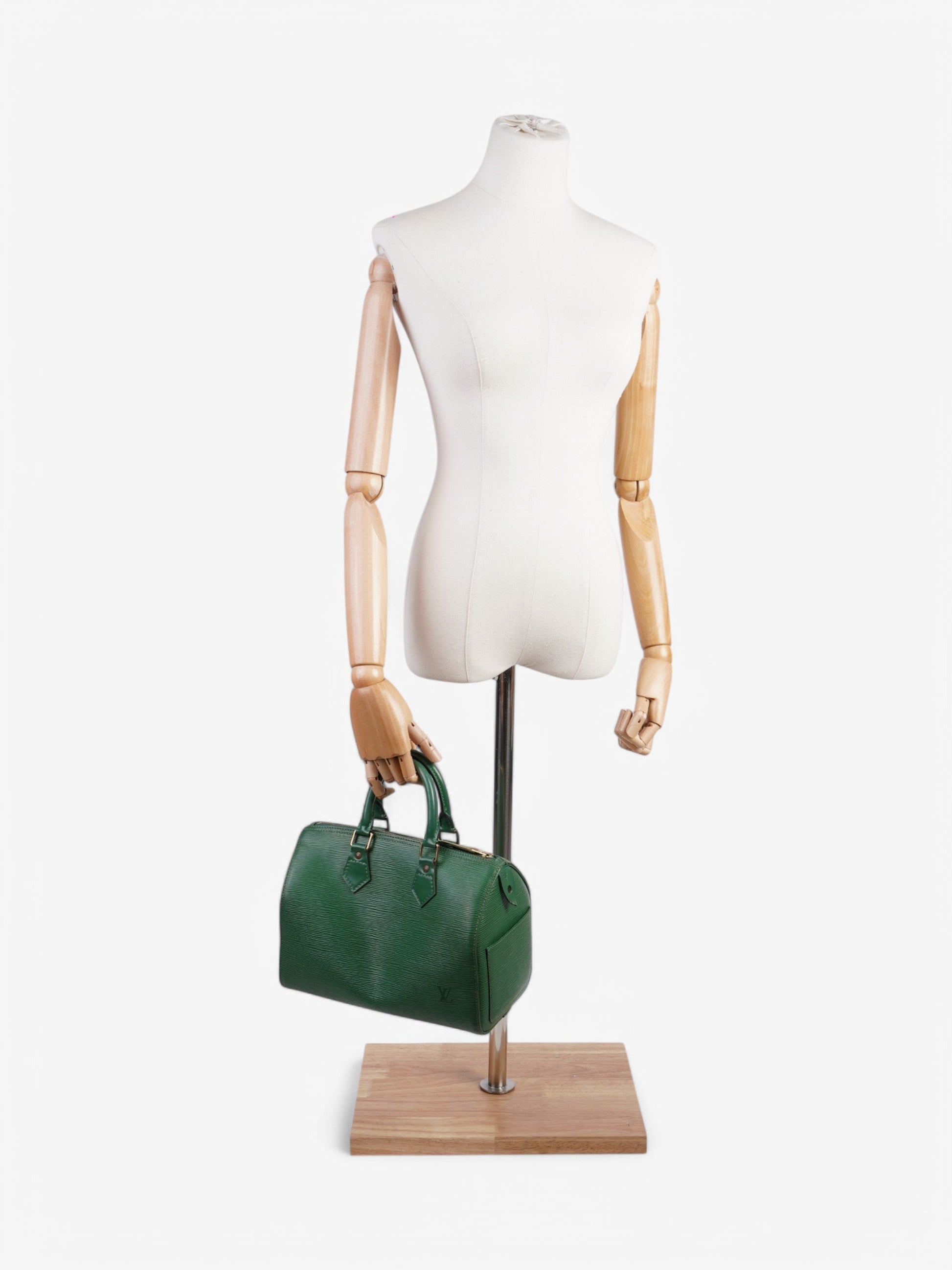 Louis Vuitton Speedy Green Epi Leather 30