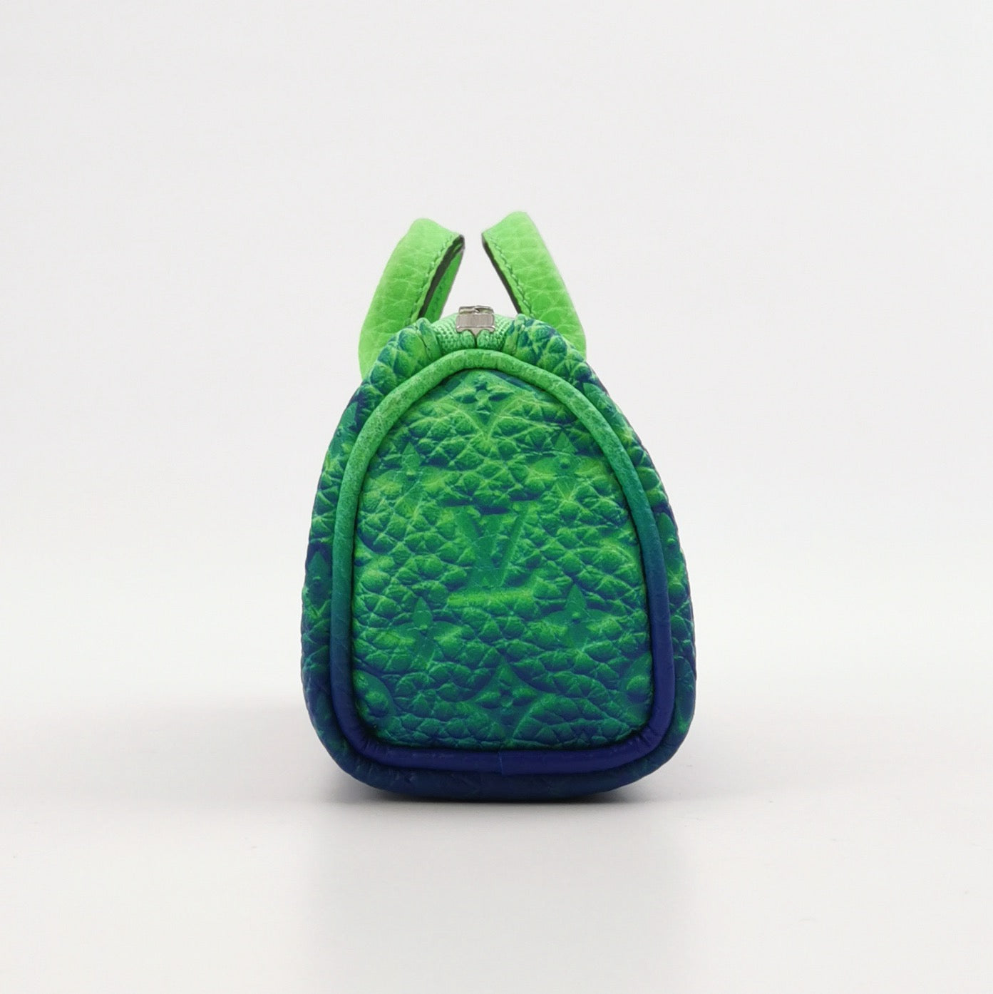 Louis Vuitton Virgil Abloh Green/Blue Taurillon Illusion Mini Keepall Bag Charm