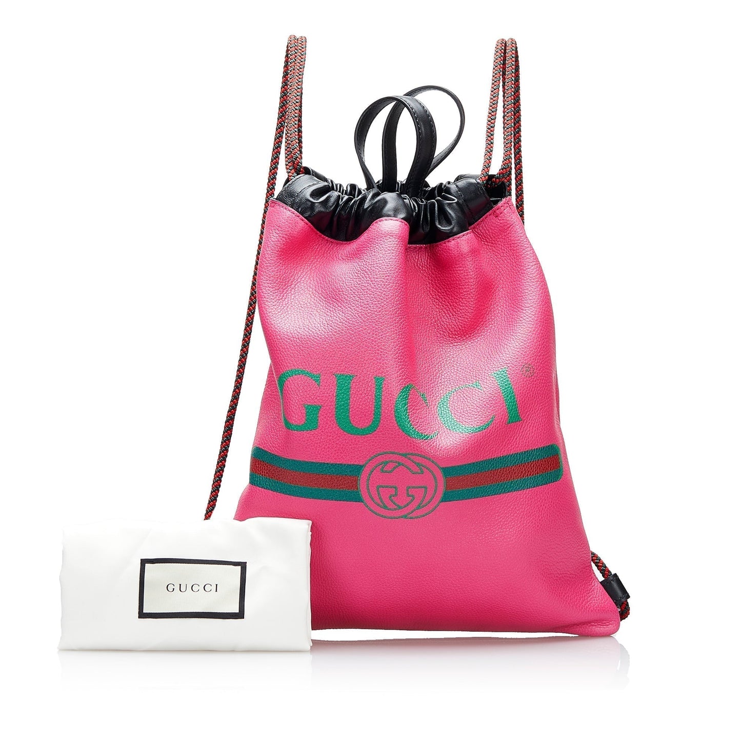 Gucci Leather Top Handle Backpack