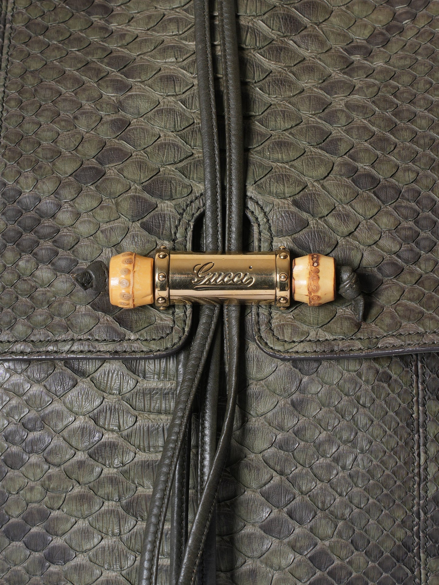 Gucci Lou Chain Leather Shoulder Bag