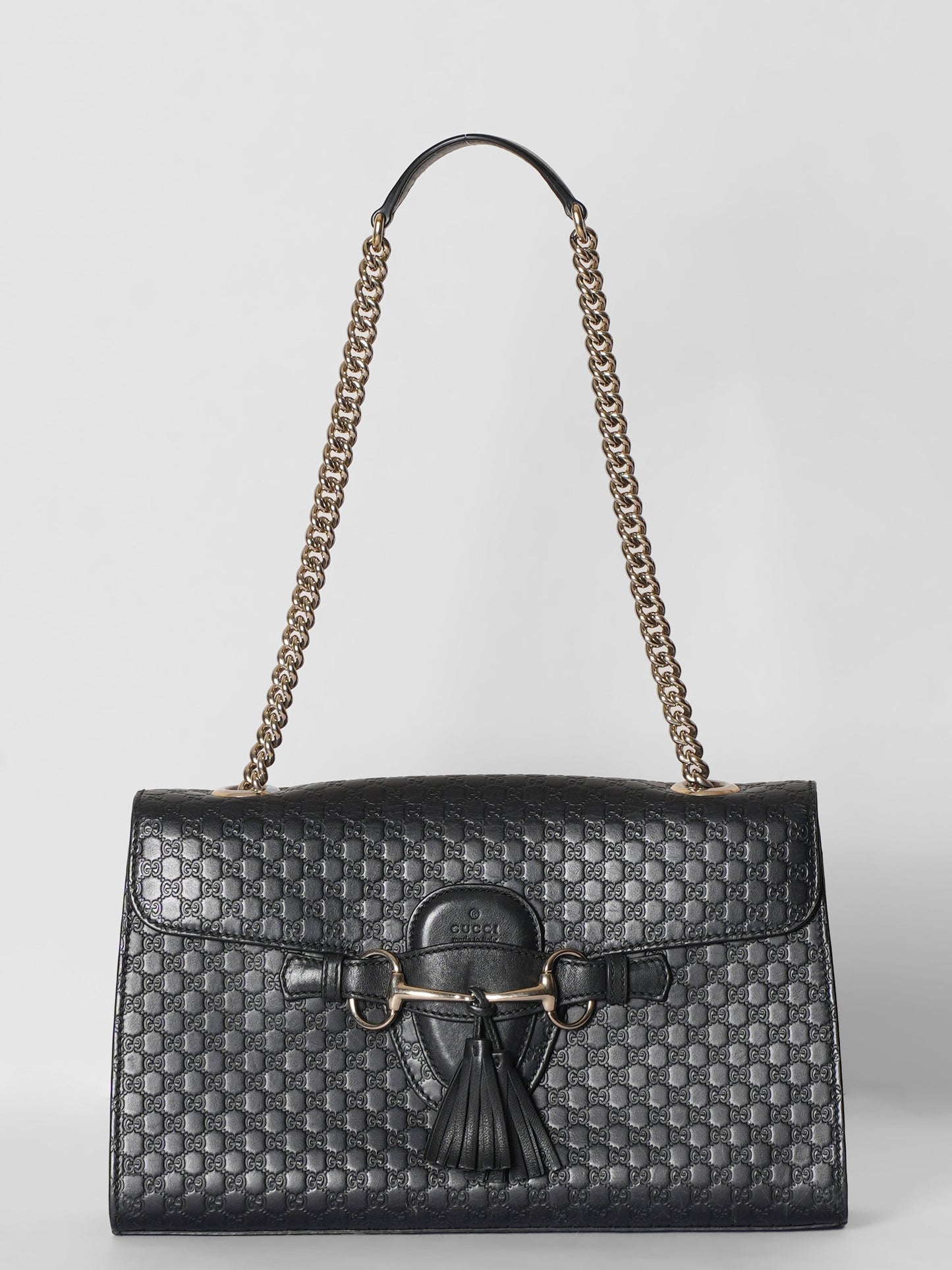 Gucci Lou Chain Leather Shoulder Bag