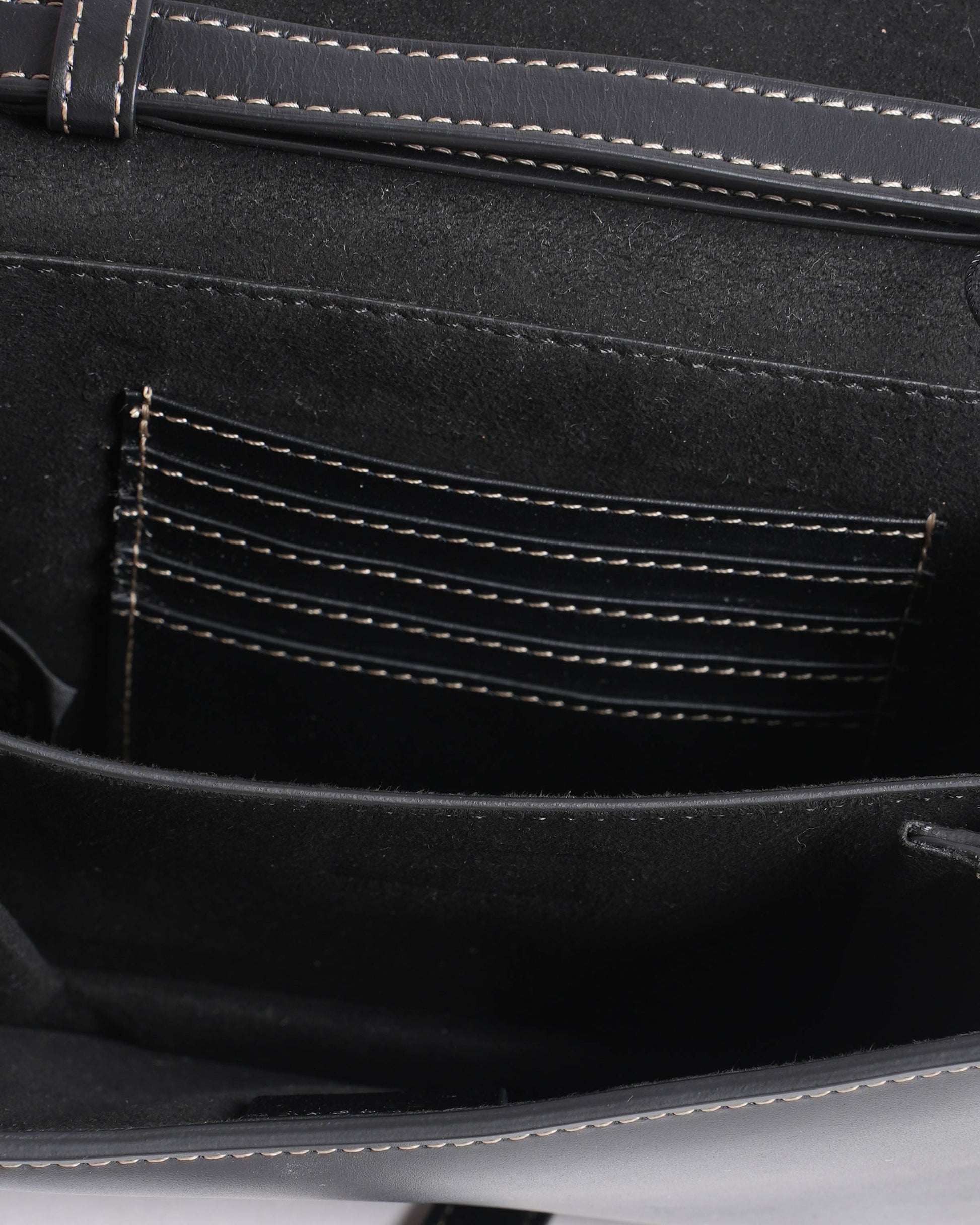 New Fendi fab black crossbody bag in smooth calfskin leather