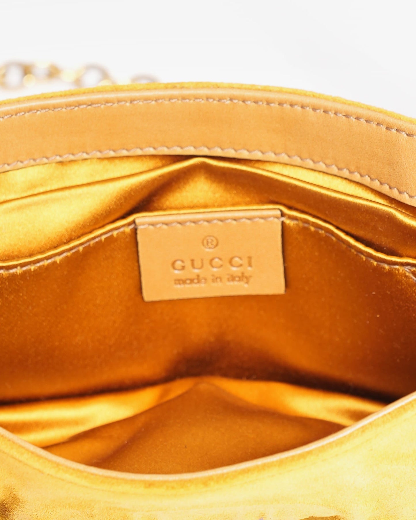 Gucci Chain Leather Shoulder Bag
