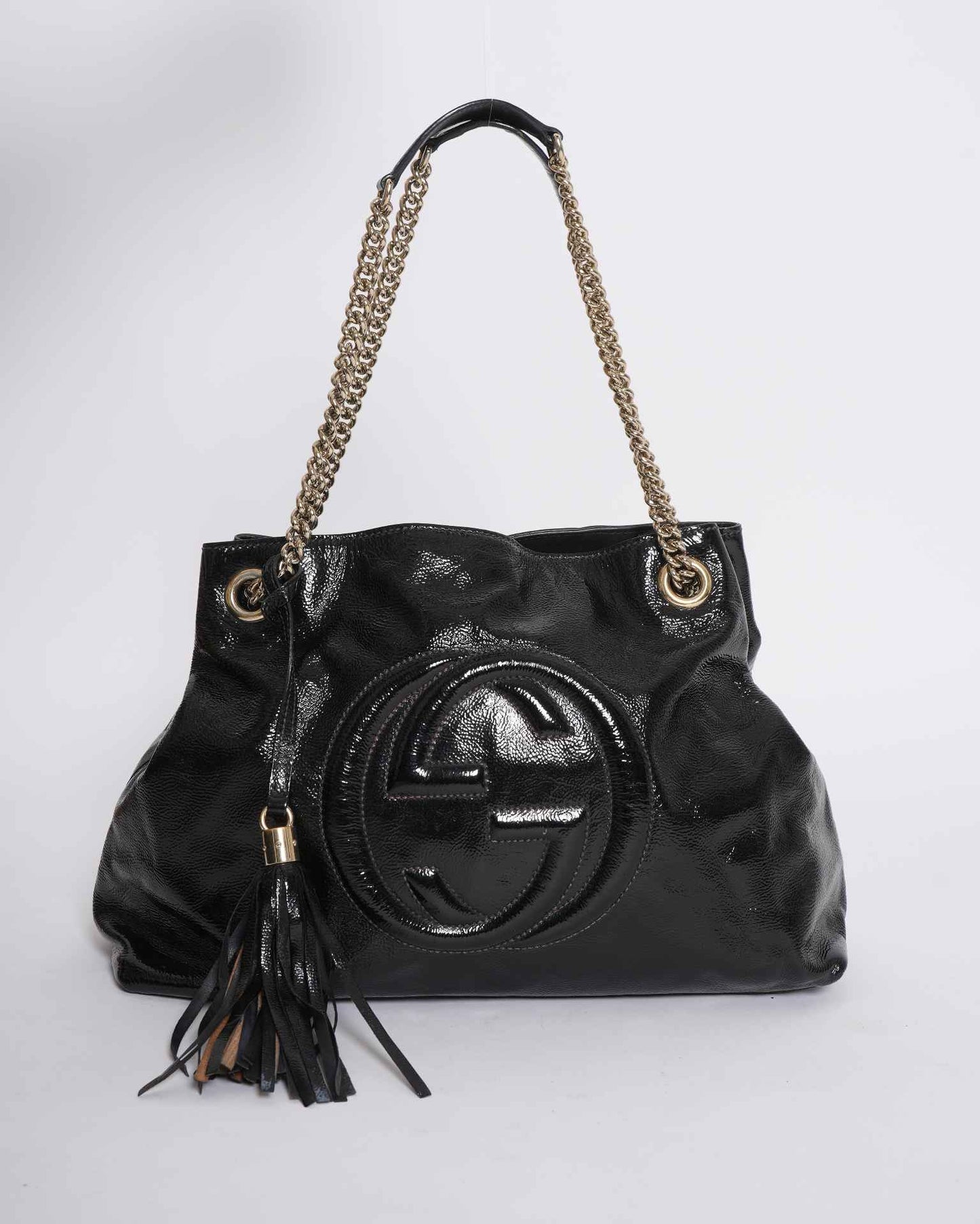 Gucci Chain Leather Shoulder Bag