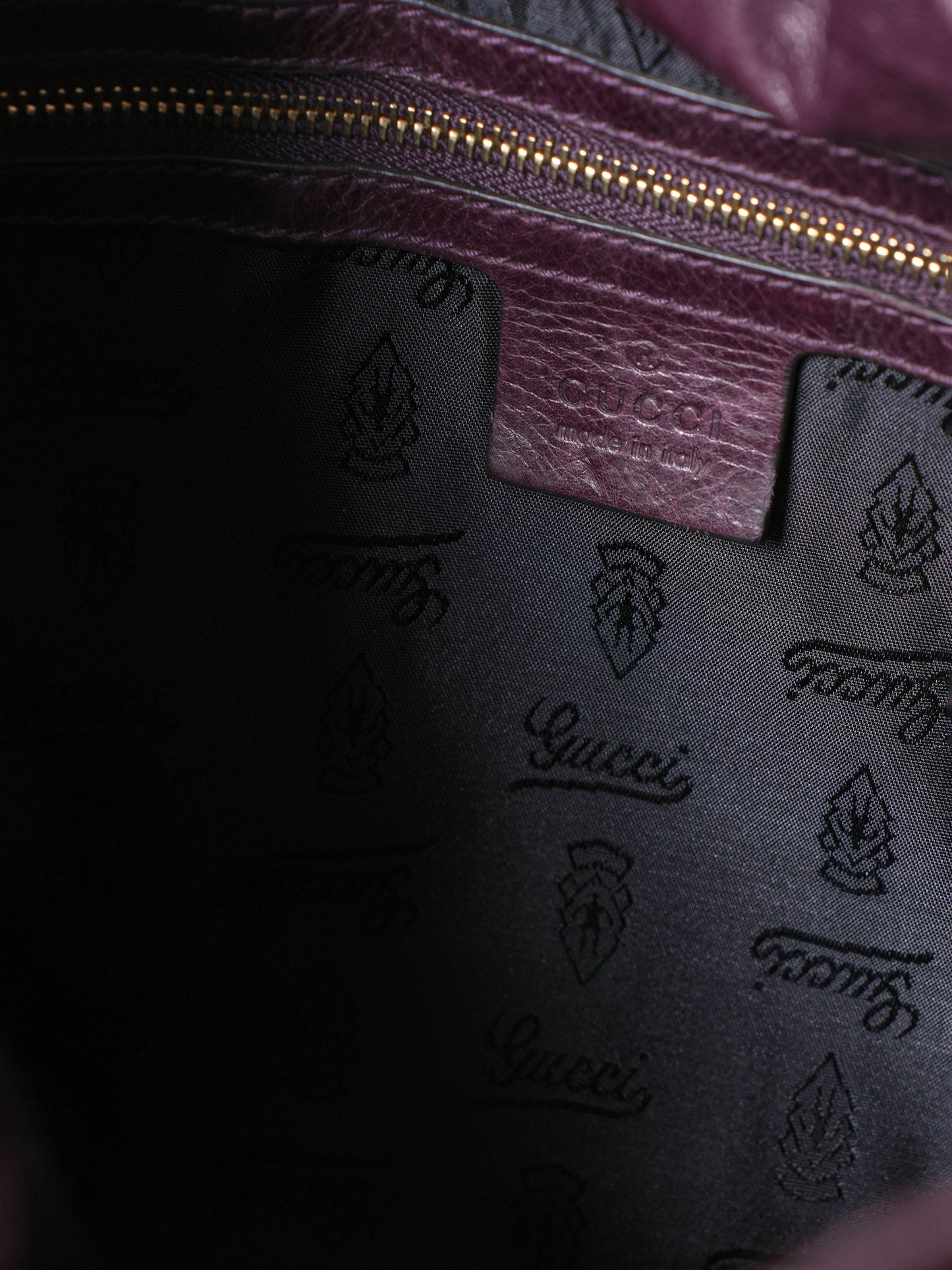 Gucci Lou Saffiano Leather Top Handle Tote