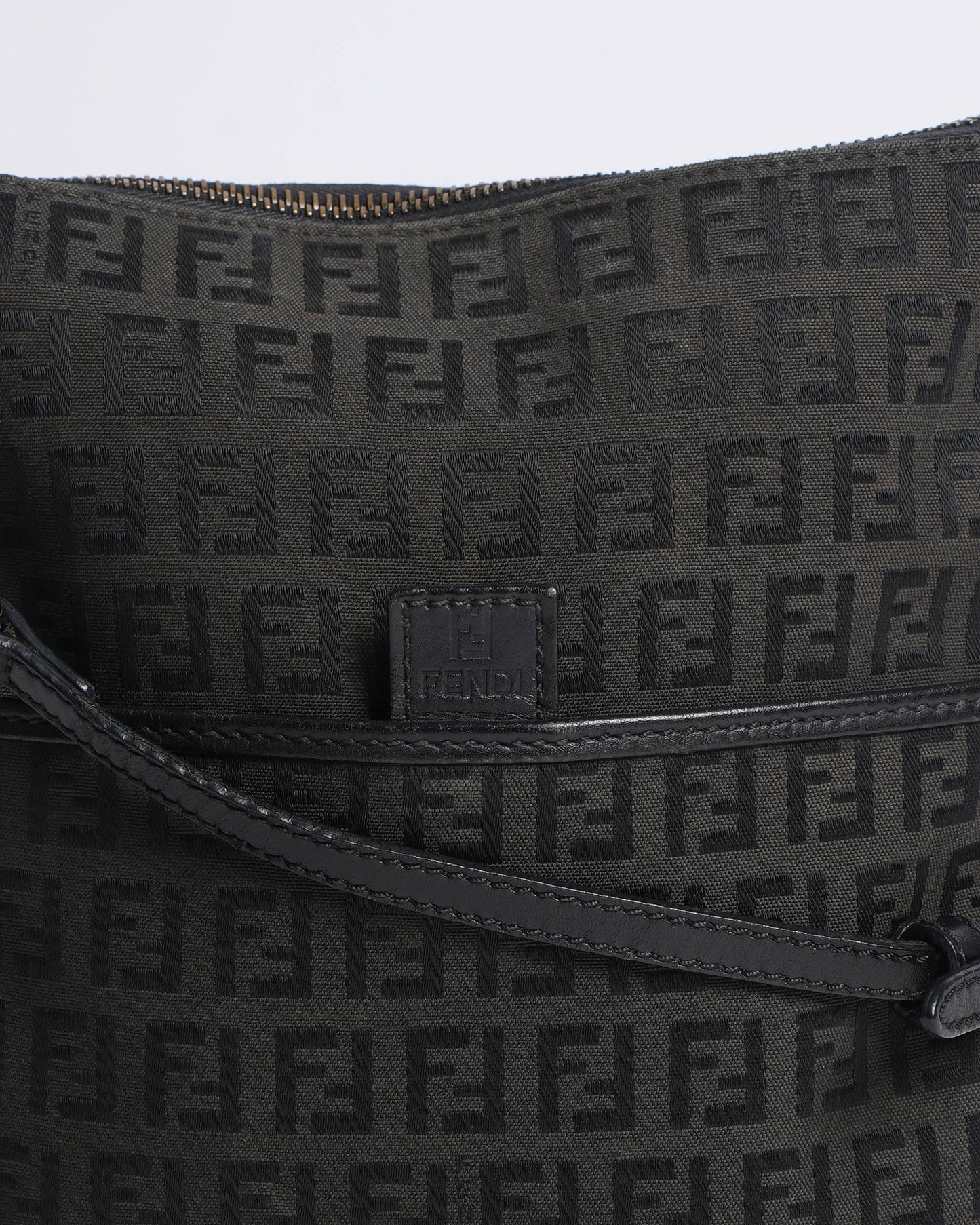 Fendi Zucchino FF Crossbody Bag