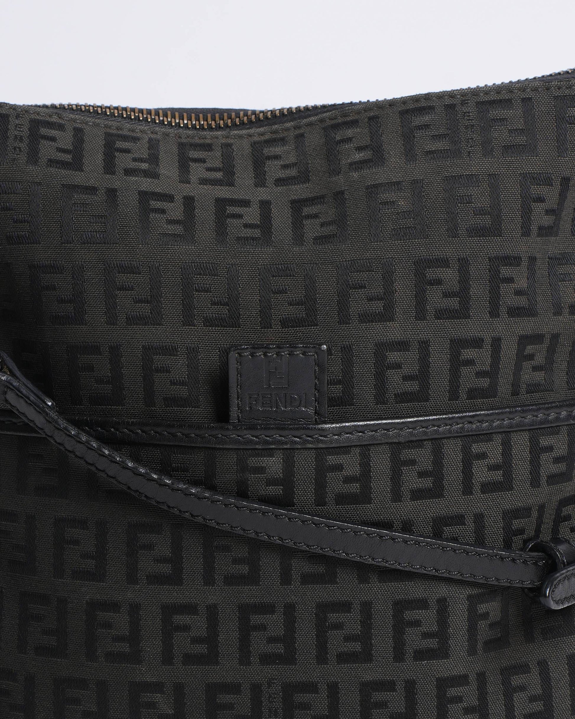 Fendi Zucchino FF Crossbody Bag