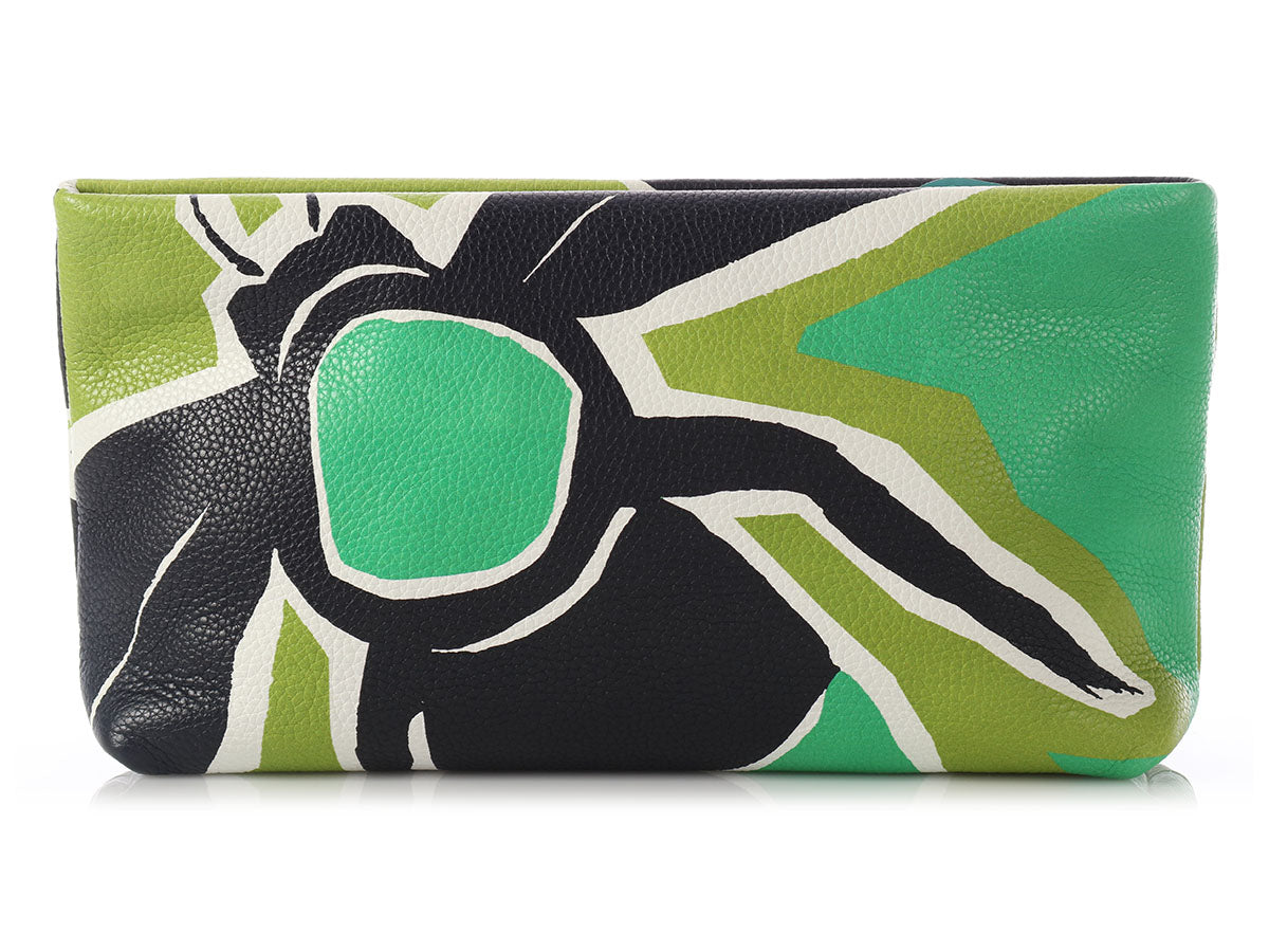 Burberry Green Bee Prorsum Clutch