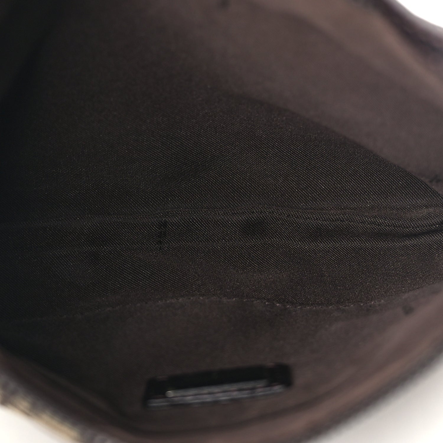 Fendi Zucchino Vitello Crossbody Brown