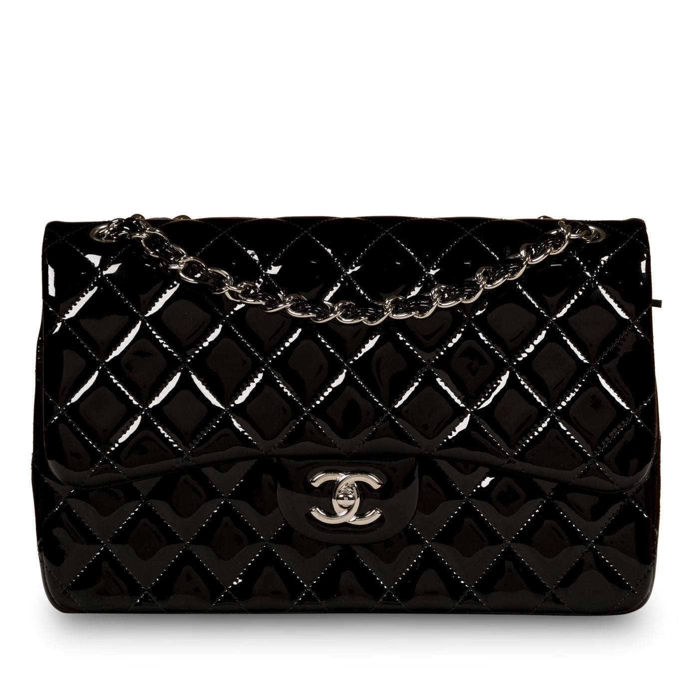 Chanel Classic Flap Bag - Jumbo - Patent
