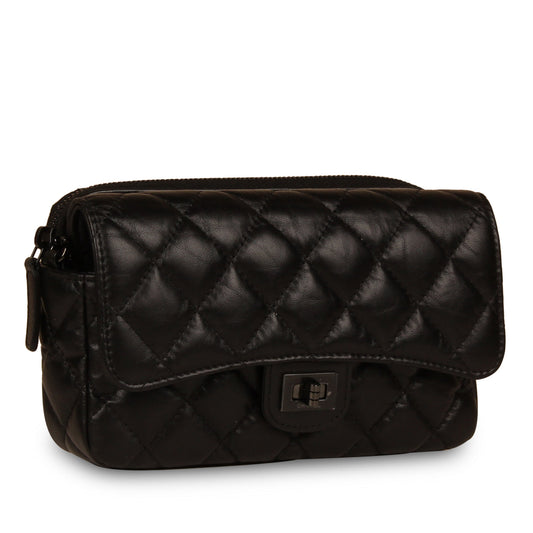 Chanel O-Case Re-Issue Crossbody - Black calfskin