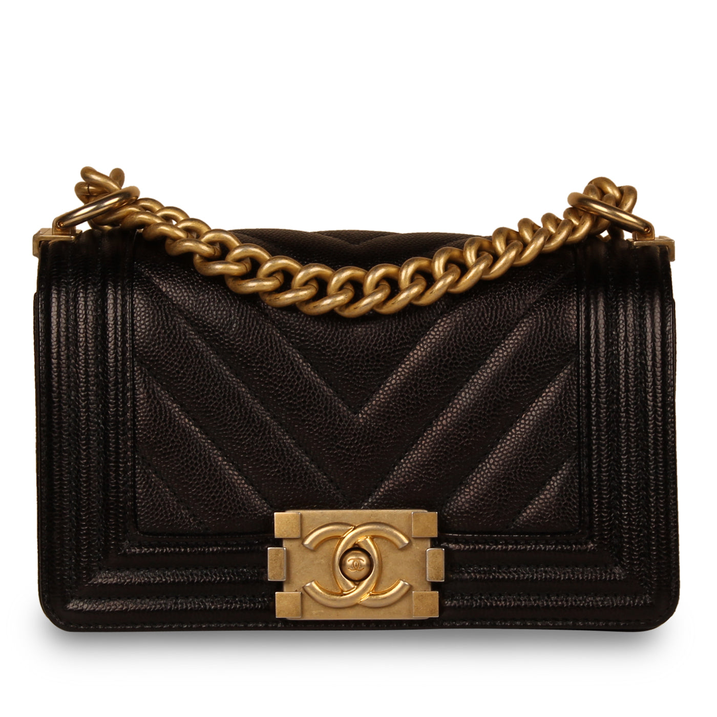 Chanel Boy Bag - Small Black Caviar