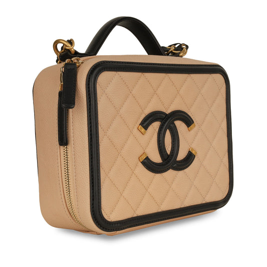 Chanel Filigree CC Vanity Case - Medium