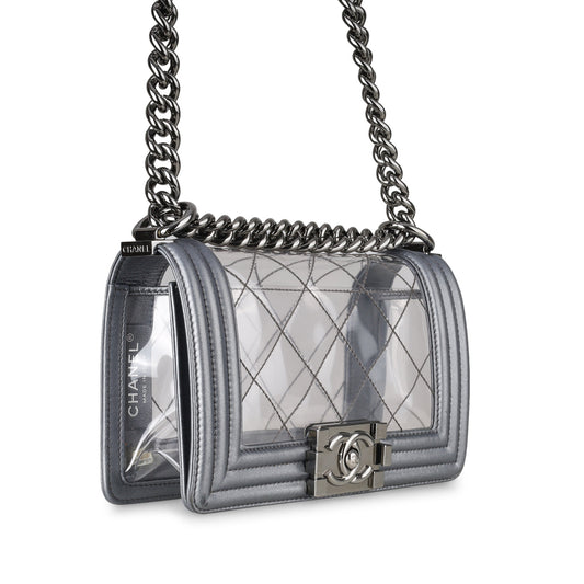 Chanel Small Boy Bag - Transparent