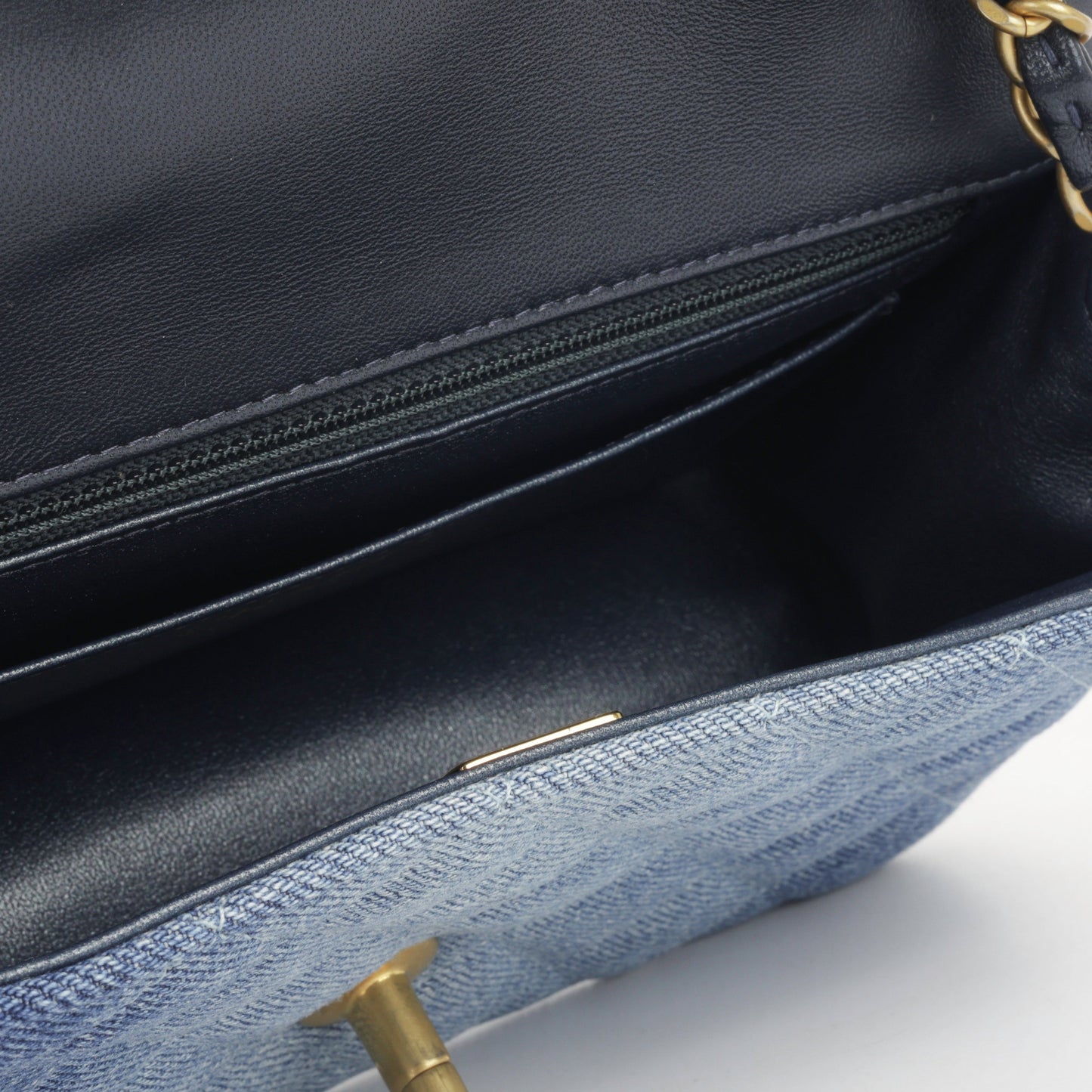Chanel Mini Rectangular - Blue Ombre Denim