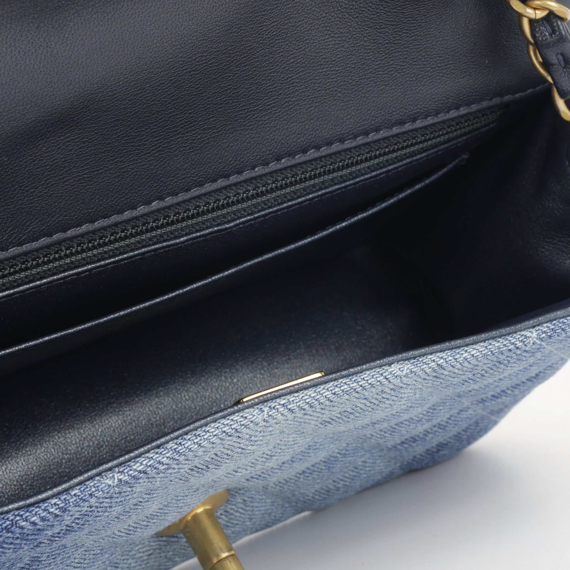 Chanel Mini Rectangular - Blue Ombre Denim