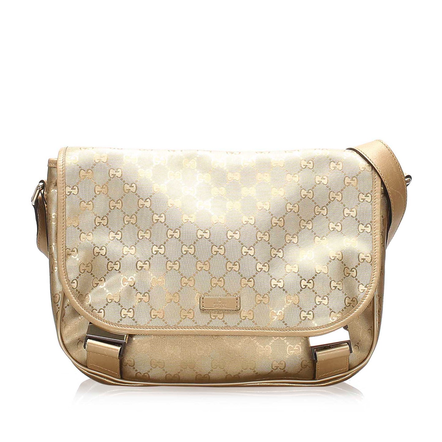 Gucci Nylon Leather Canvas Crossbody