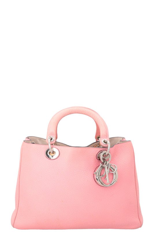 CHRISTIAN DIOR Diorissimo Tote Leather Pink
