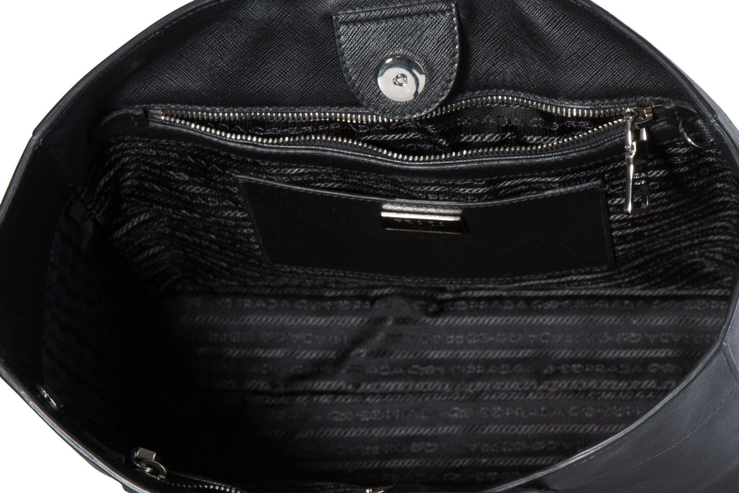 Prada 2 Way Saffiano Vernice Briefcase