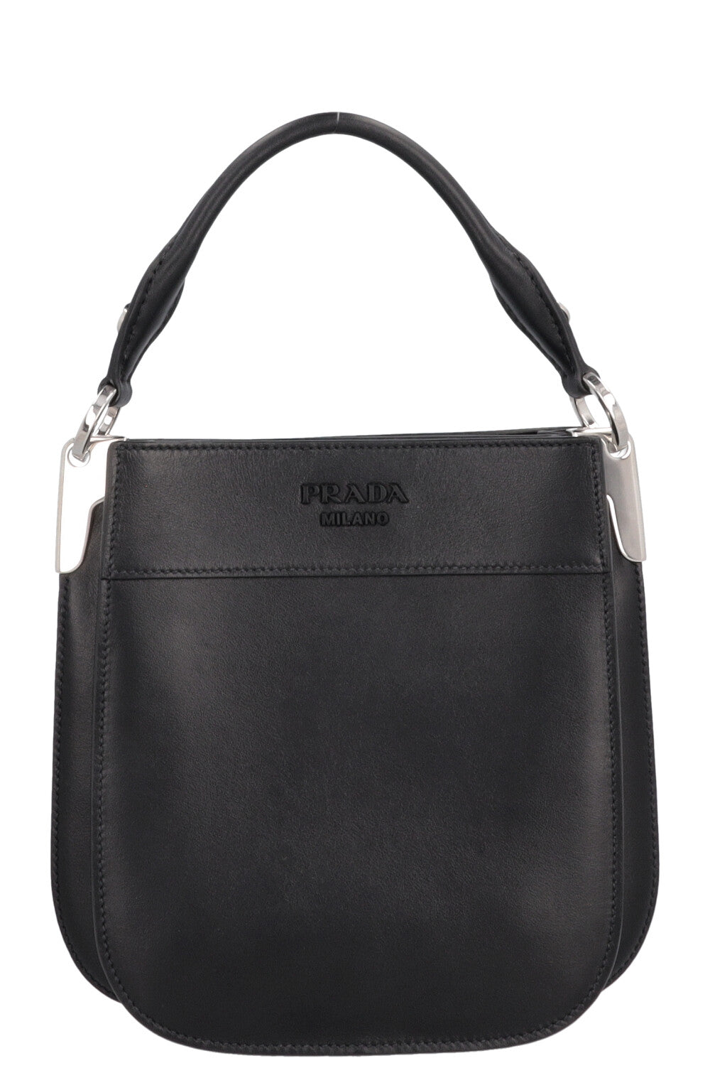 PRADA Mini Margit Bag Leather Black