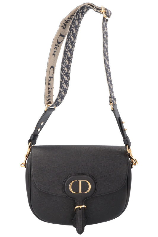 CHRISTIAN DIOR Bobby Bag Large Leather Black