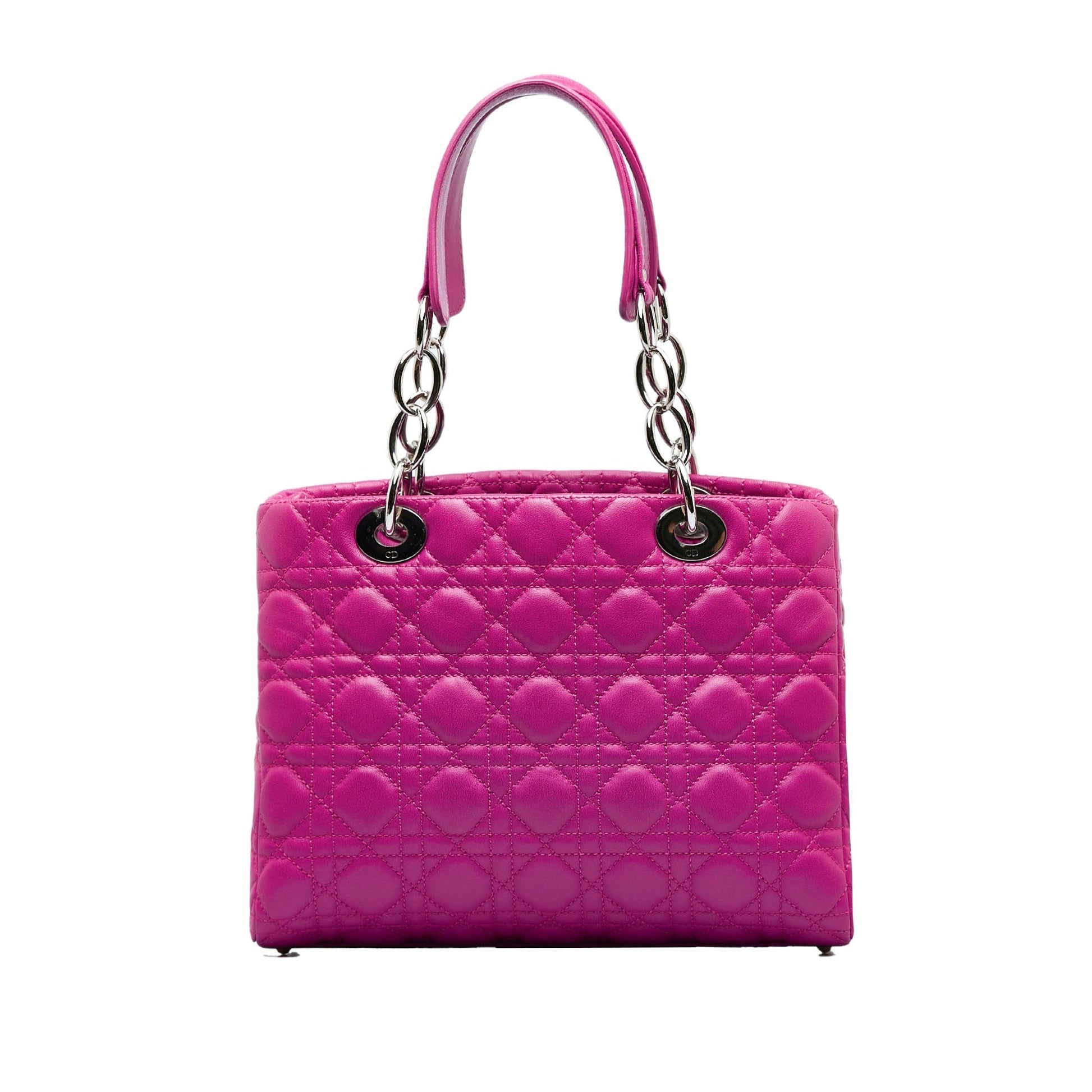Dior Lady Dior Quilted Chain Tote