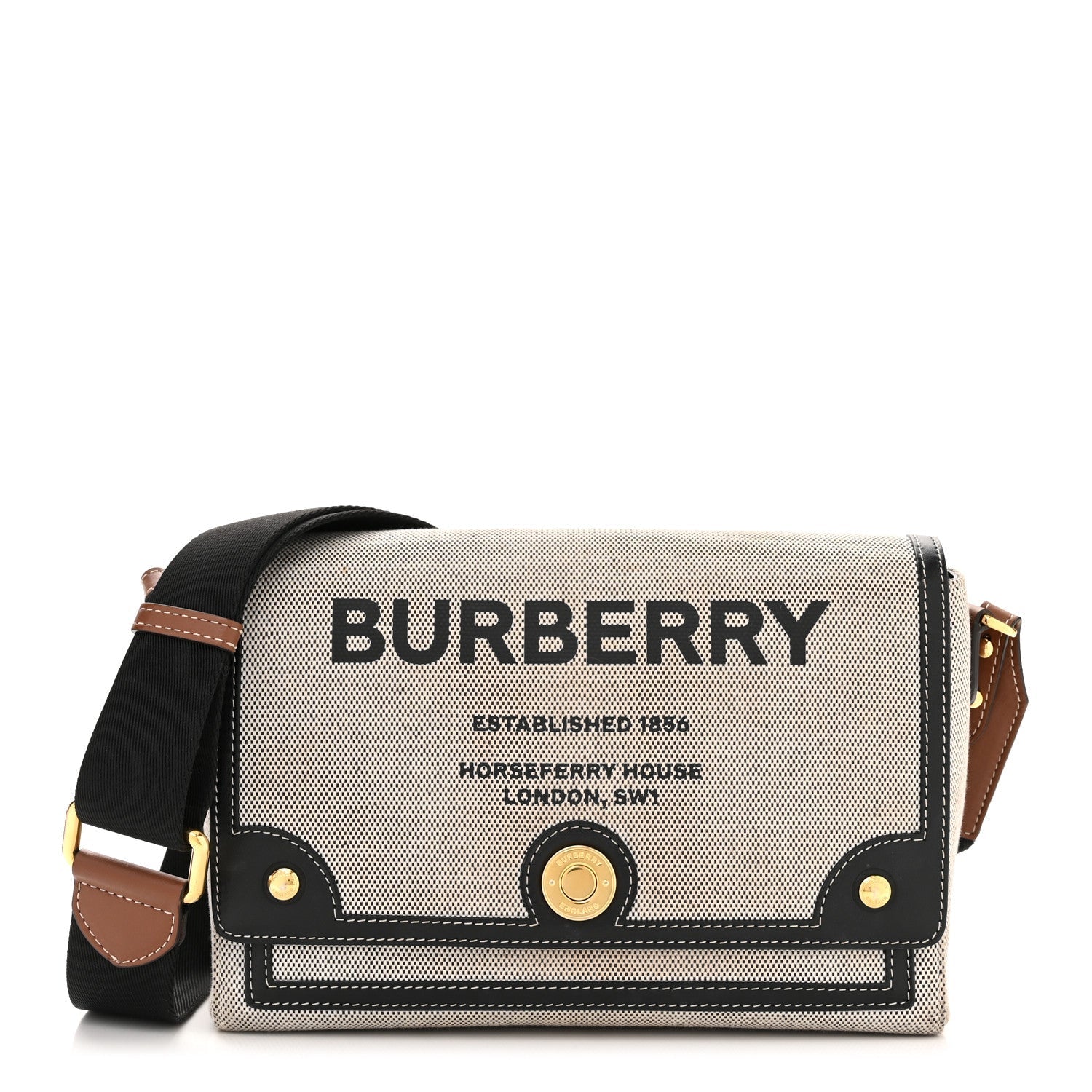BURBERRY HORSEFERRY NOTE SHOULDER BAG