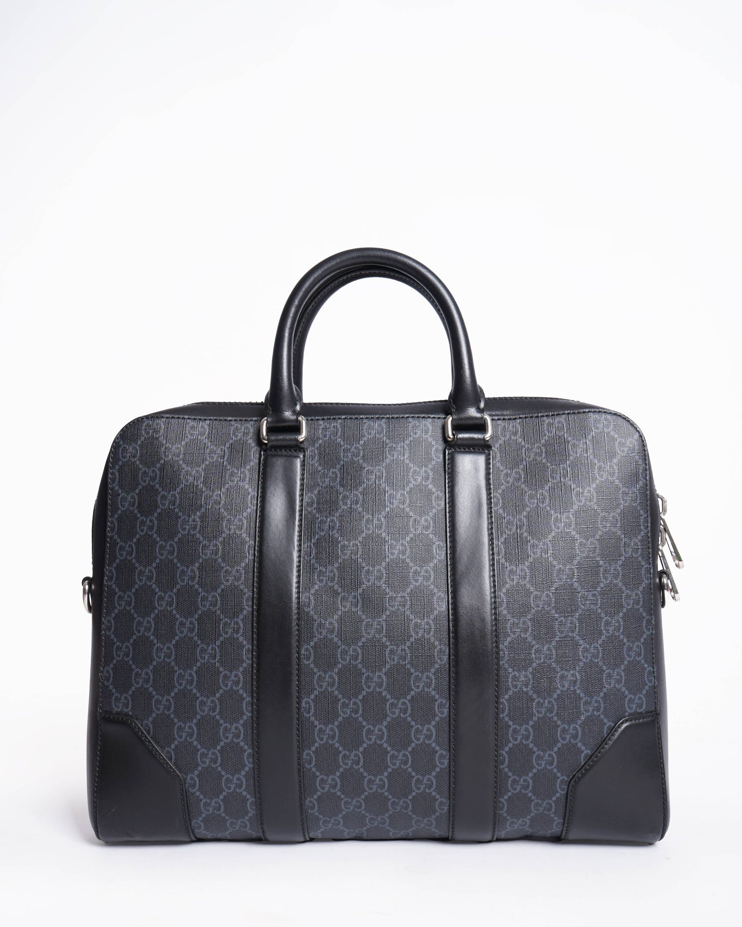 Gucci Monogram Leather Canvas Handbag