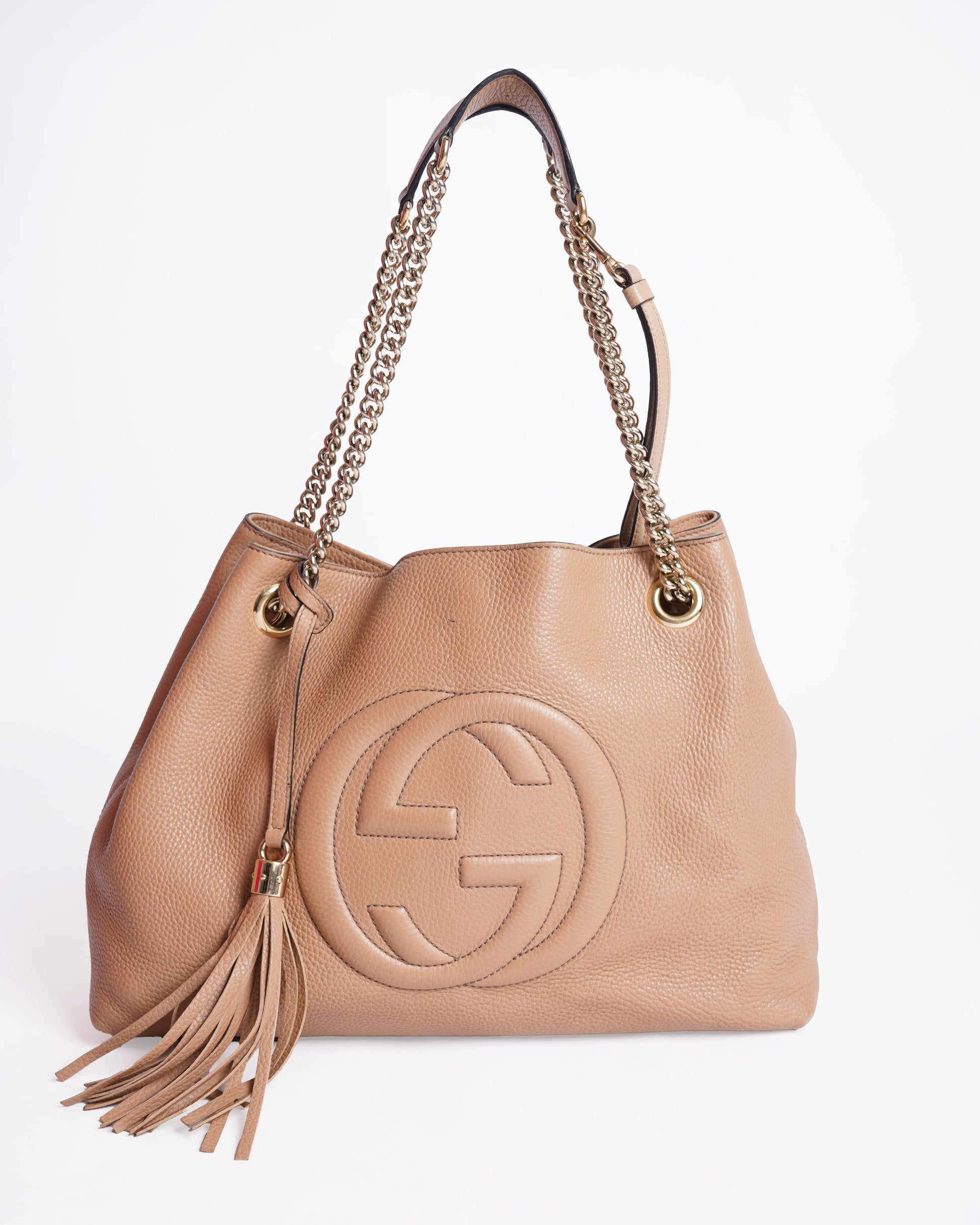 Gucci Lou Chain Leather Shoulder Bag