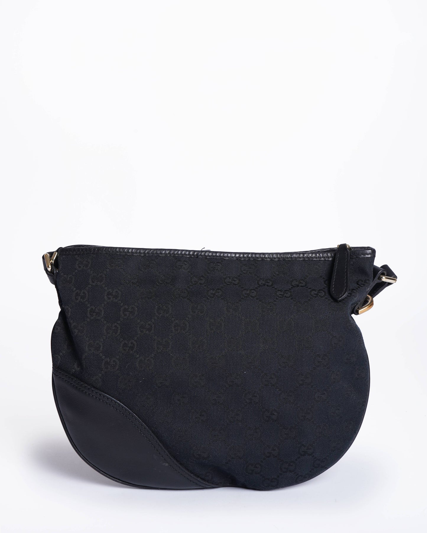 Gucci Lou Monogram Leather Canvas Crossbody