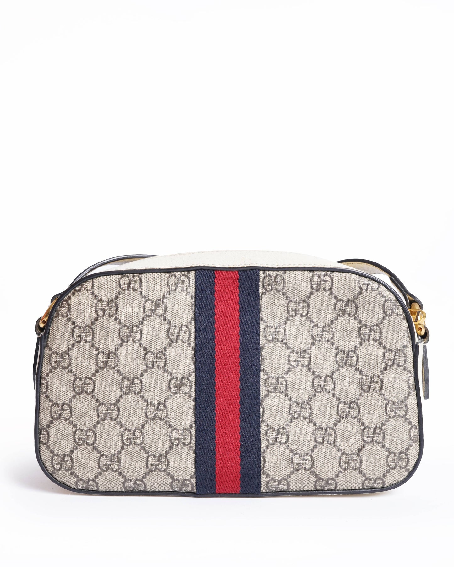 Gucci Lou Leather Canvas Crossbody