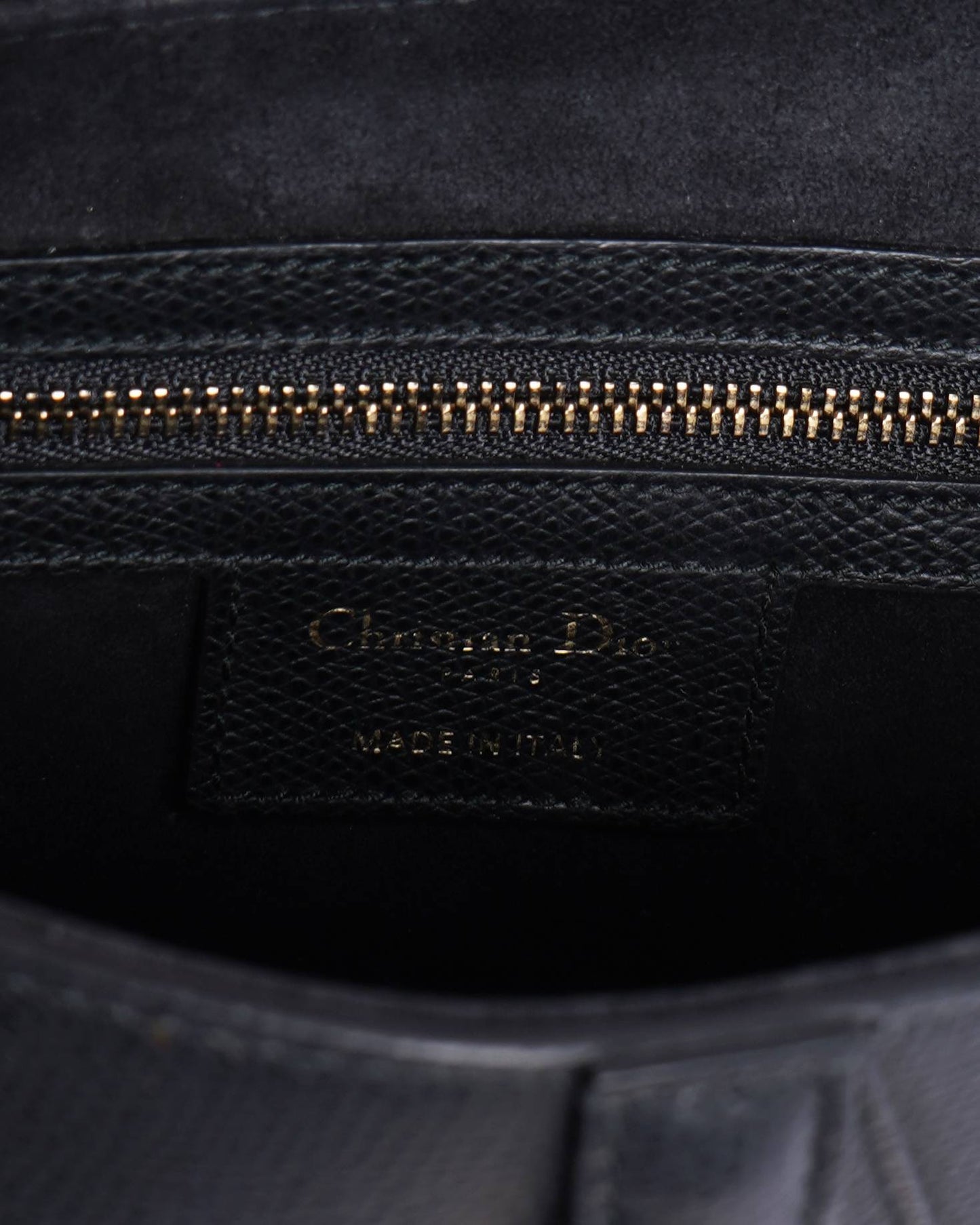 Christian Dior Saddle Bag In Black