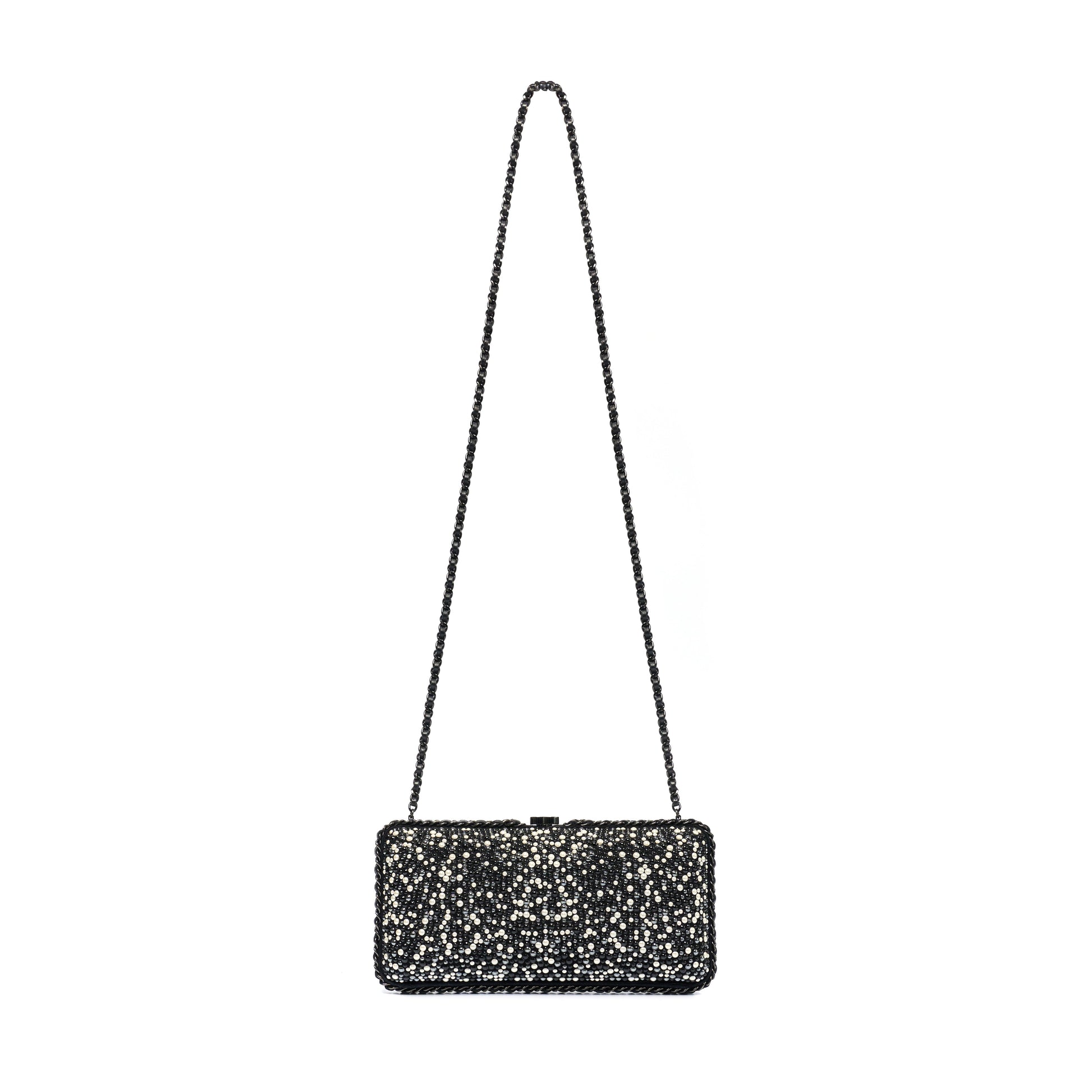 CHANEL Beaded Pearl Clutch