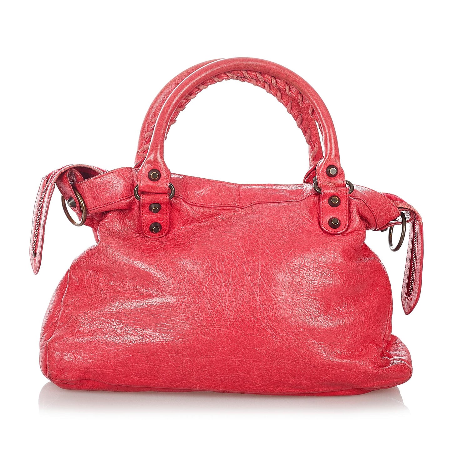 Luxury Balenciaga Trending 2026 Motocross Classic Town Leather Satchel (SHG-26839)