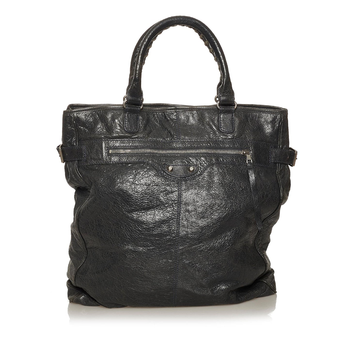 Luxury Balenciaga Trending 2026 Motocross Hexagon Lambskin Leather Tote Bag (SHG-28781)