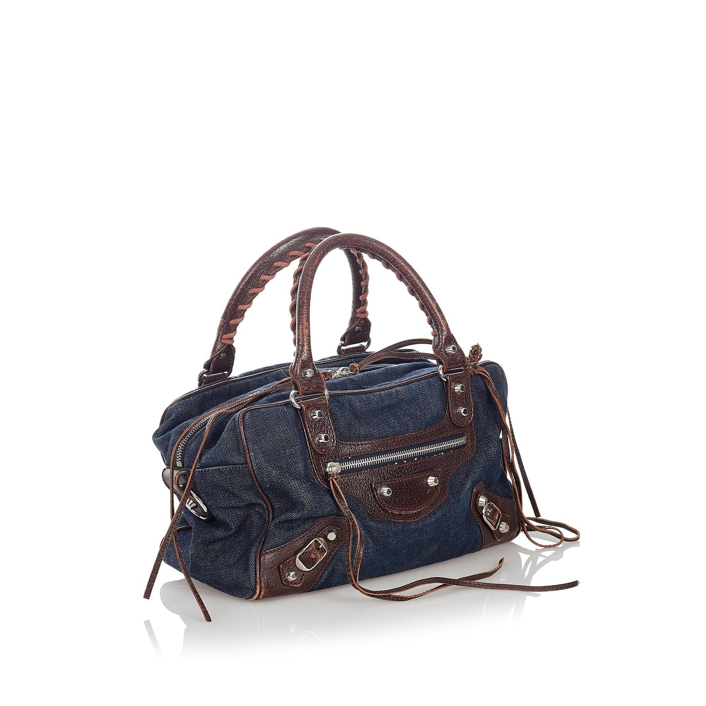 Luxury Balenciaga Trending 2026 Motocross Twiggy Denim Handbag (SHG-27194)