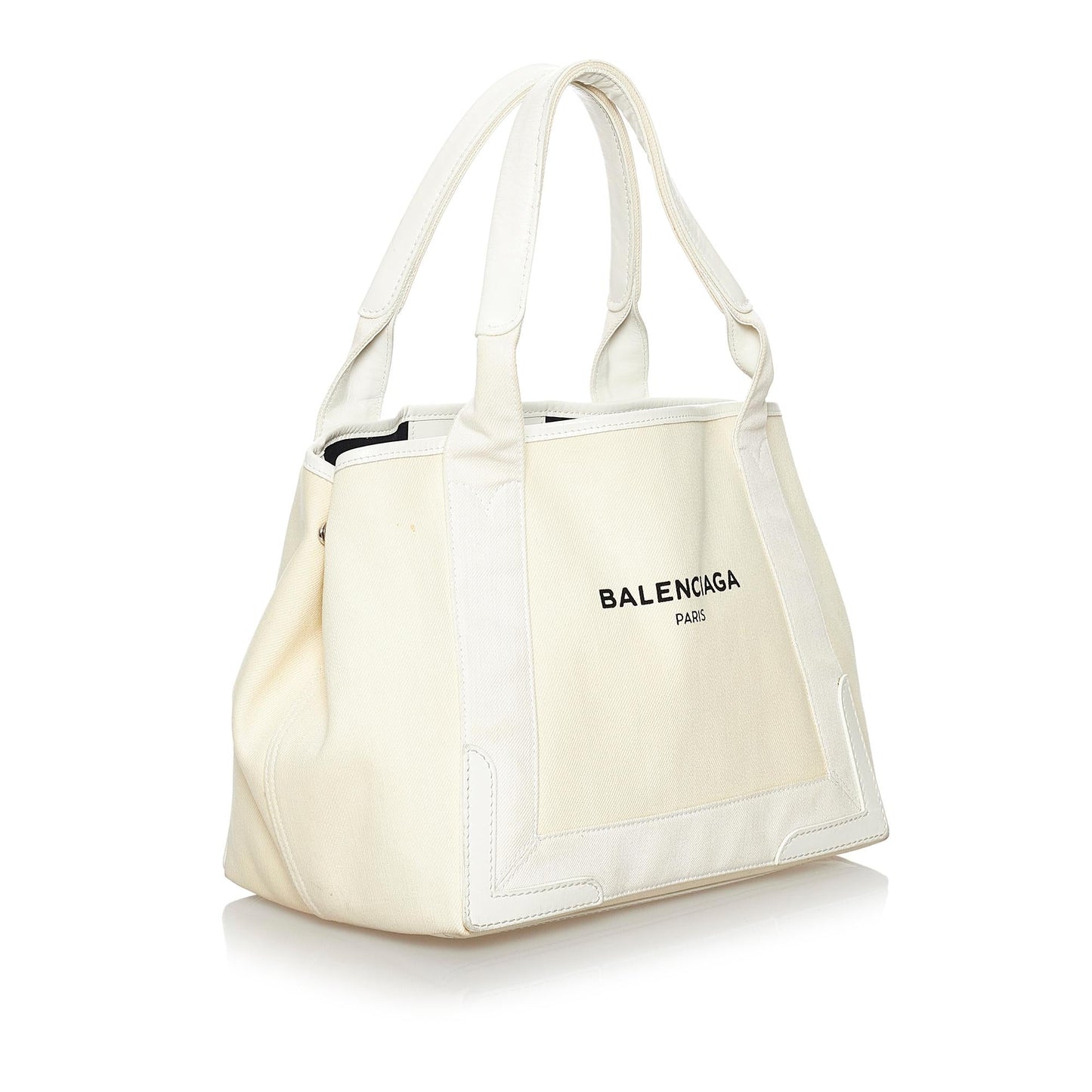 Luxury Balenciaga Trending 2026 Navy Cabas S Canvas Tote Bag (SHG-29833)