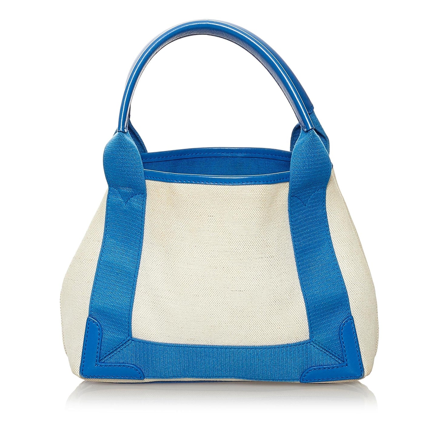 Luxury Balenciaga Trending 2026 Navy Cabas XS Canvas Satchel (SHG-33098)