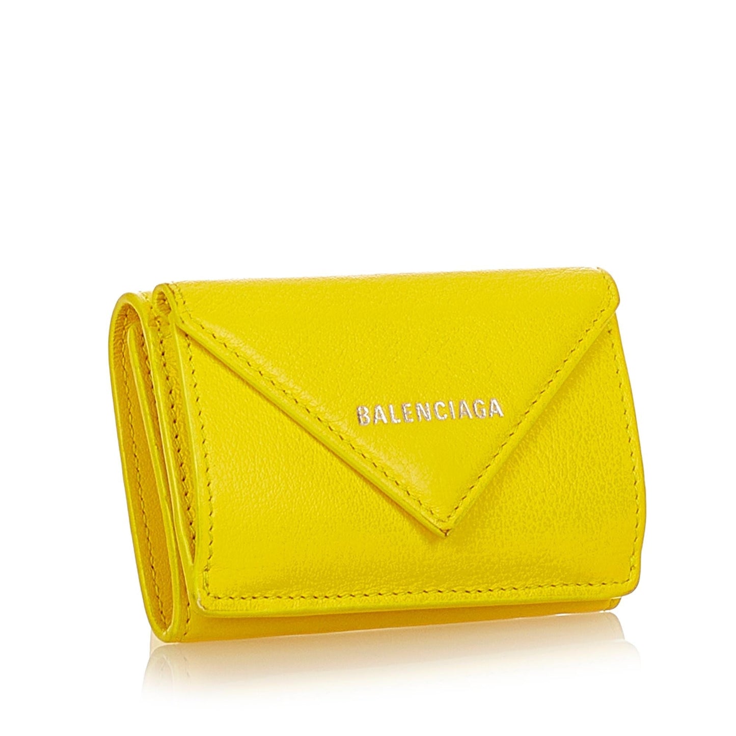 Luxury Balenciaga Trending 2025 Papier Leather Compact Wallet (SHG-25198)