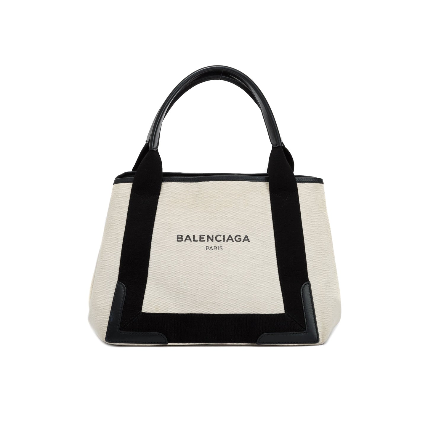 Balenciaga Small Navy Cabas Tote