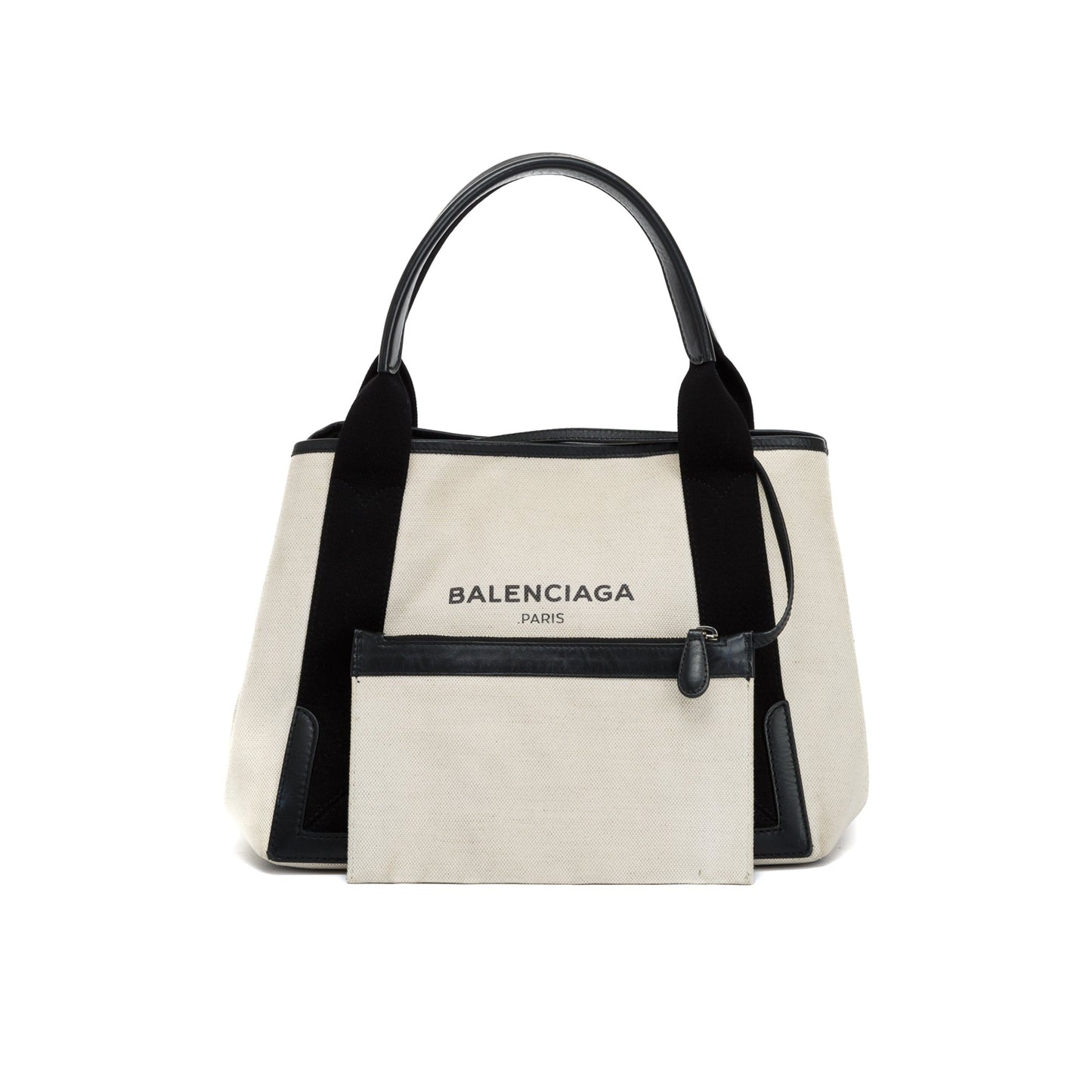 Balenciaga Small Navy Cabas Tote