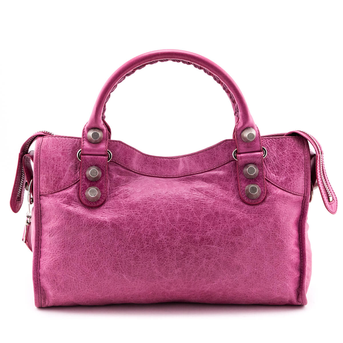 Luxury Balenciaga Trending 2026 Sorbet Agneau Silver Giant 21 City Bag